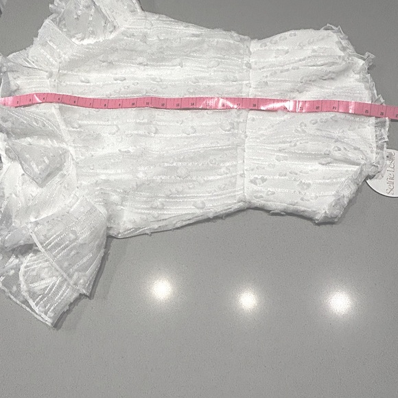 SELFIE LESLIE, crisp white, party dress, XS - Picture 6 of 7